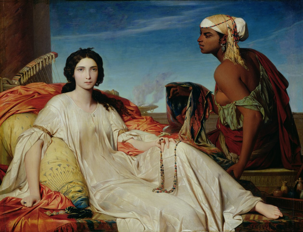 Odalisque, 1844 alkotó: Francois Leon Benouville