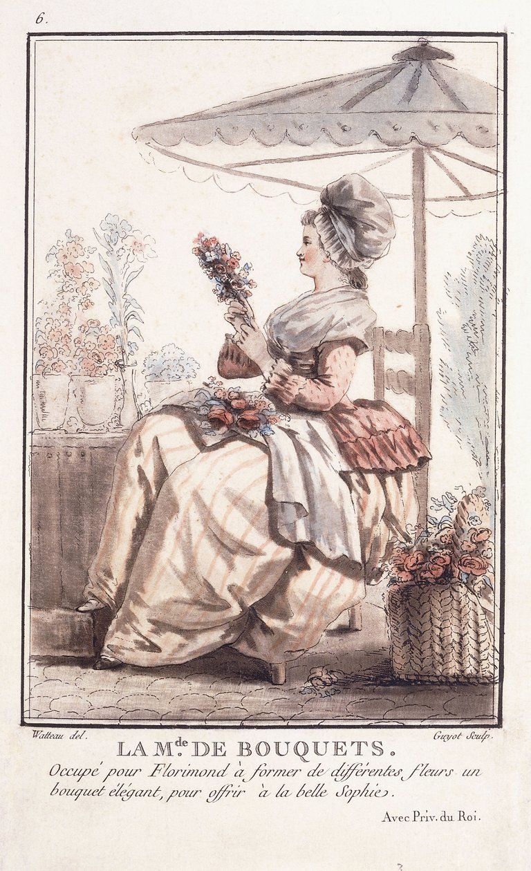 A csokrok úr, 1786 alkotó: Francois Louis Joseph Watteau