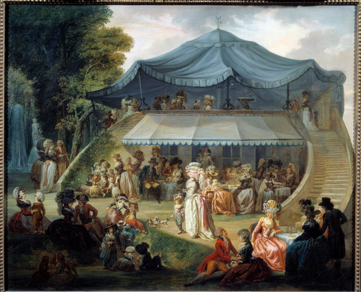 Buli a Colisee-n. Francois Louis Joseph Watteau (1758-1823) festménye alkotó: Francois Louis Joseph Watteau