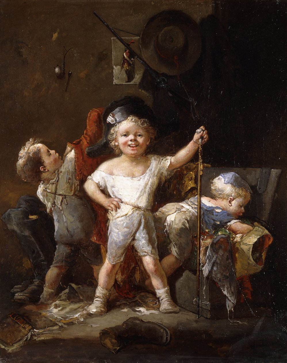 Öltözködés, alkotó: Francois Louis Lanfant de Metz