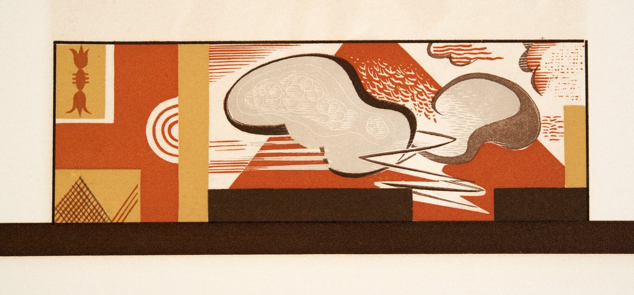Grafikus illusztráció: Prometheus Enchained by Aischylus, pub. 1941 (sablonnyomat) alkotó: Francois Louis Schmied