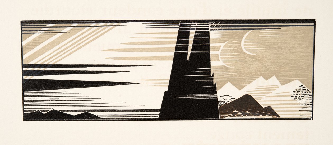 Grafikus illusztráció: Prometheus Enchained by Aischylus, pub. 1941 (sablonnyomat) alkotó: Francois Louis Schmied