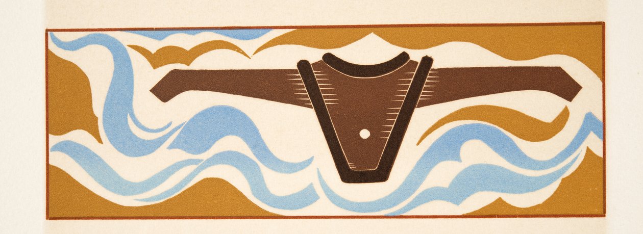 Grafikus illusztráció: Prometheus Enchained by Aischylus, pub. 1941 (sablonnyomat) alkotó: Francois Louis Schmied