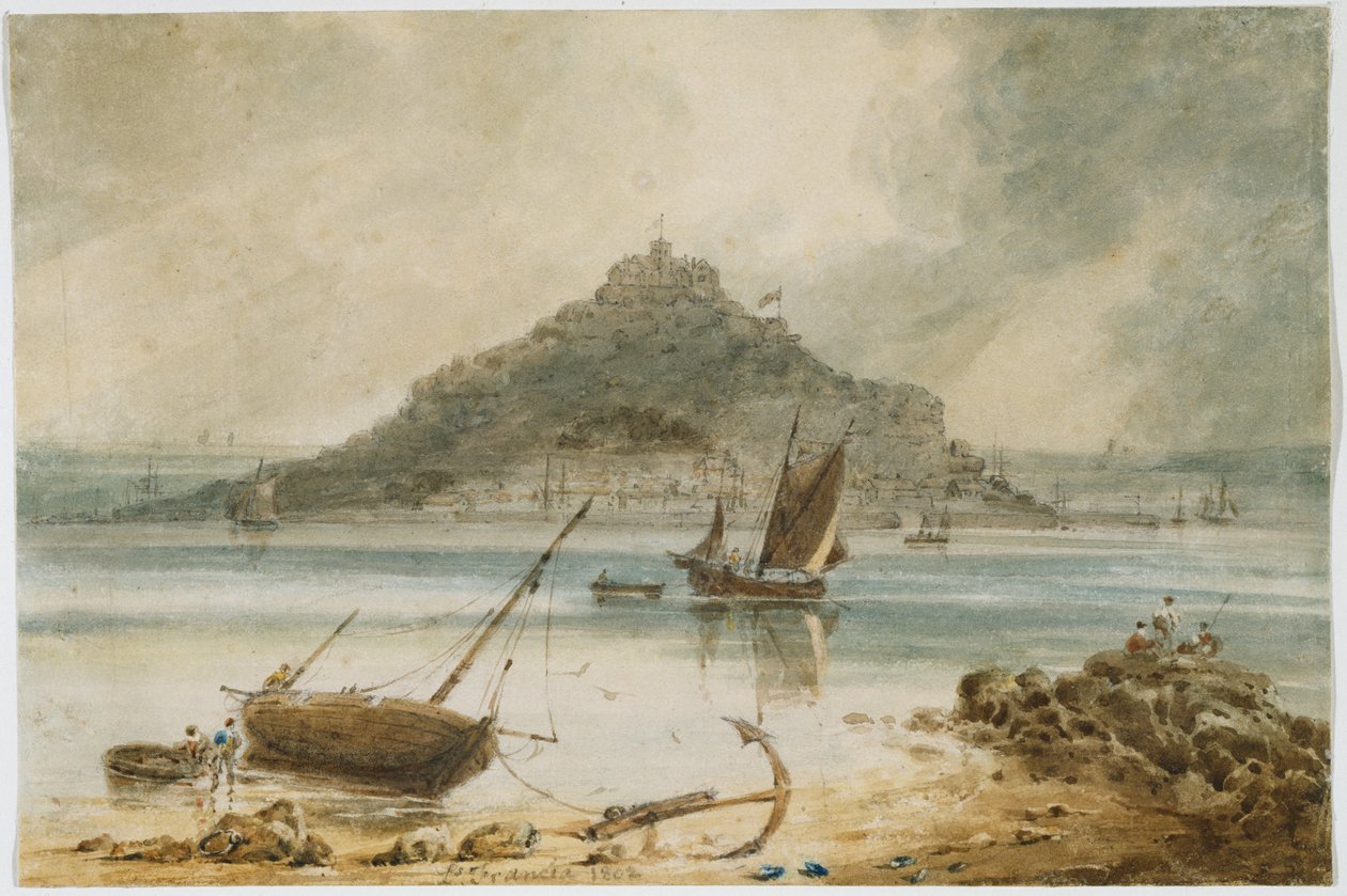 Mont St Michel, 1802 alkotó: Francois Louis Thomas Francia