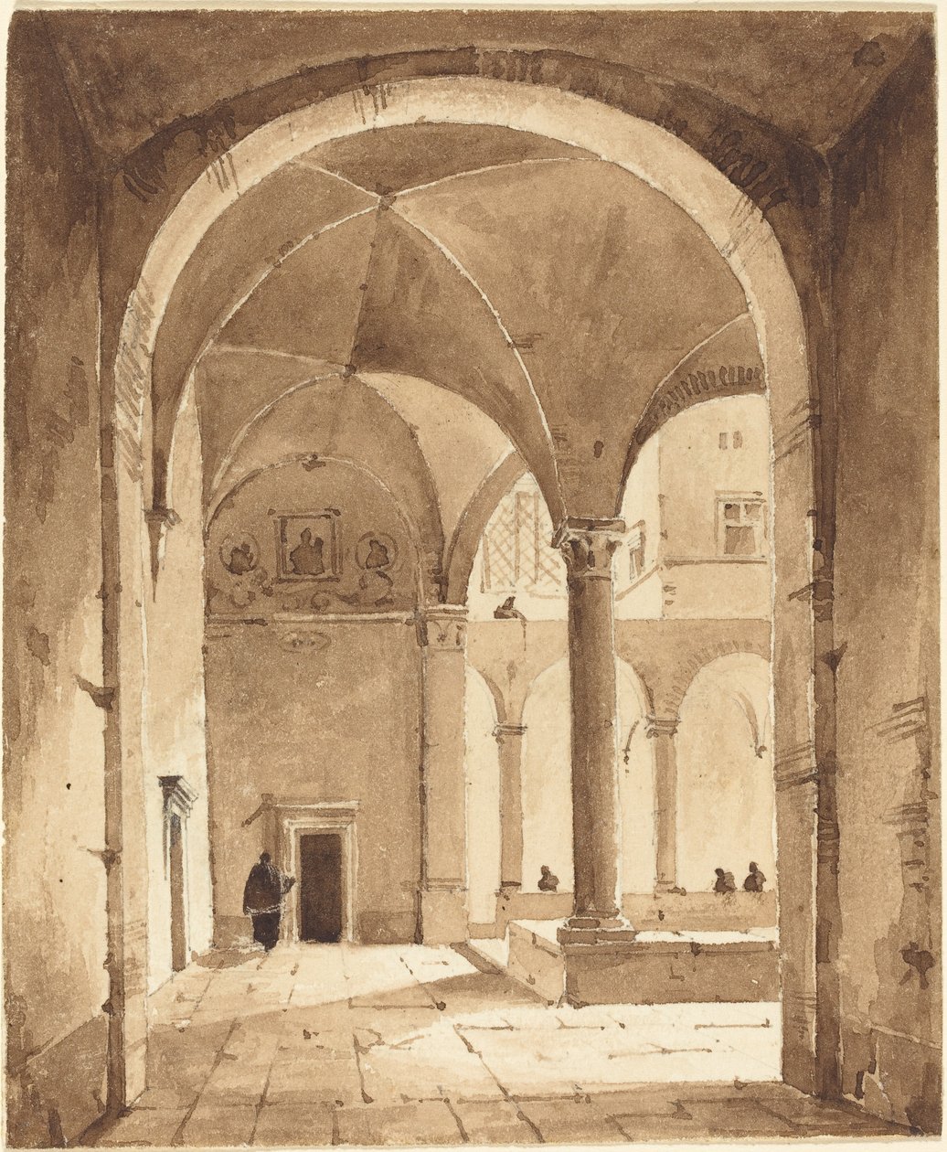 Egy kolostor alkotó: Francois Marius Granet