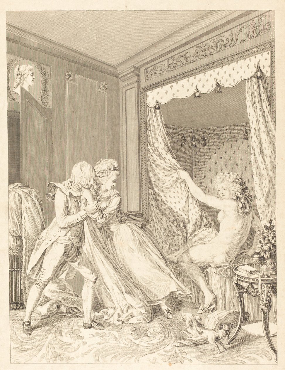 Az indiszkrét alkotó: Francois Nicolas Barthelemy Dequevauviller after Antoine Borel