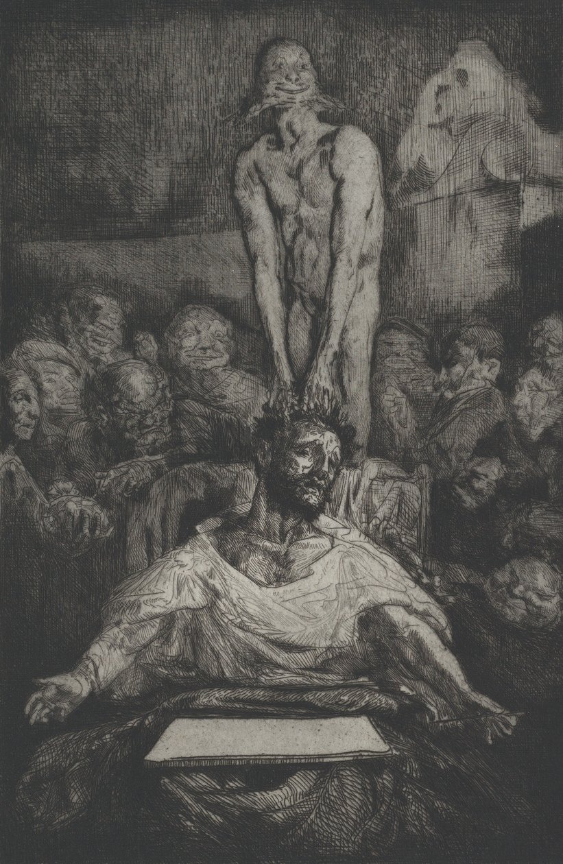 Diablerie, 19. század. alkotó: Francois Nicolas Chifflart