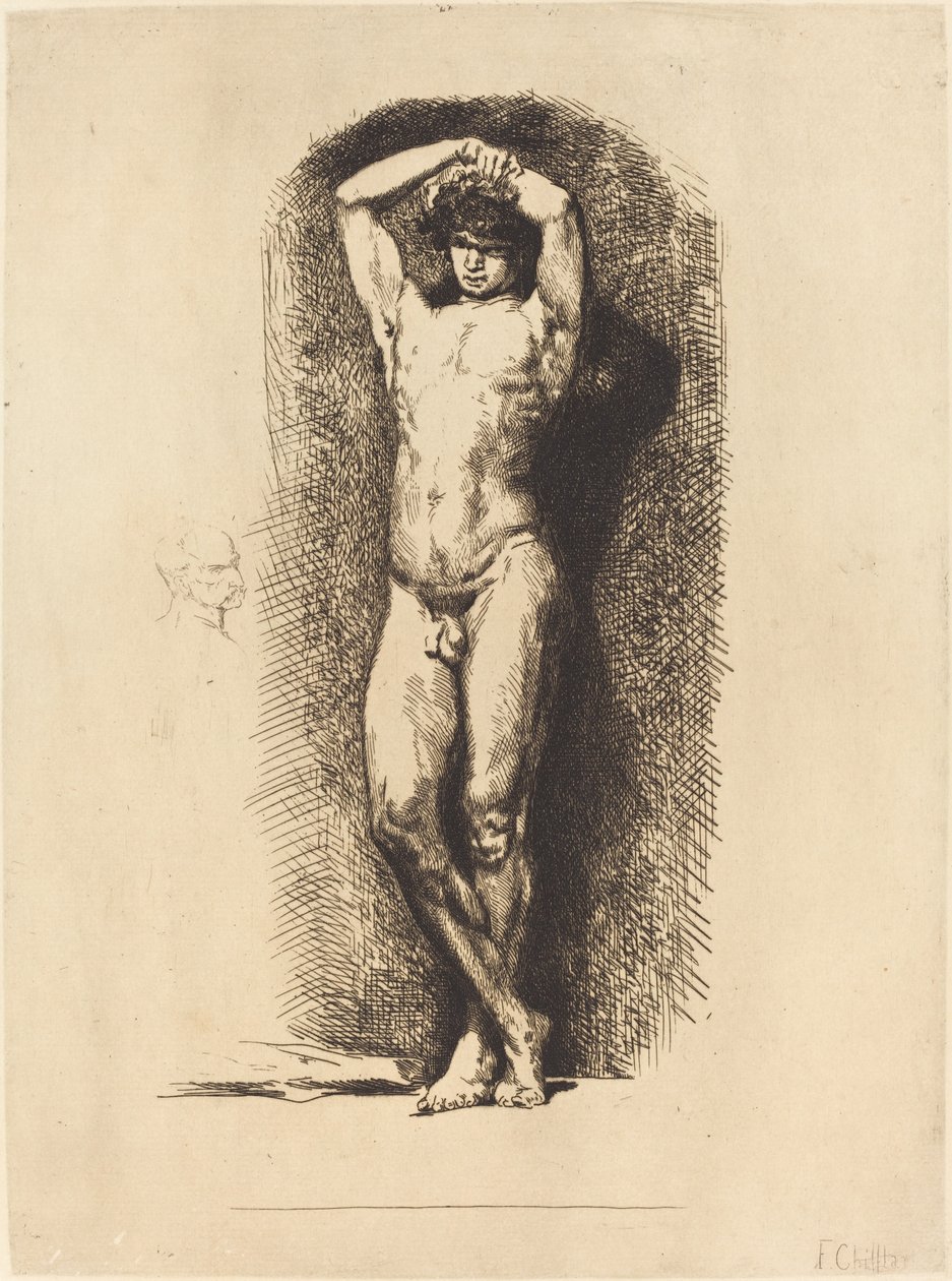 Férfi Akadémia alkotó: Francois Nicolas Chifflart