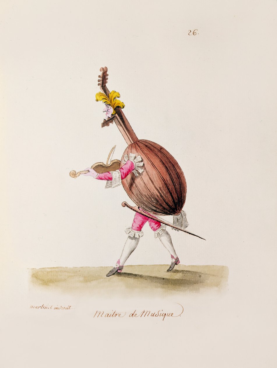 A zenemester, 1780 körül alkotó: Francois Nicolas Martinet