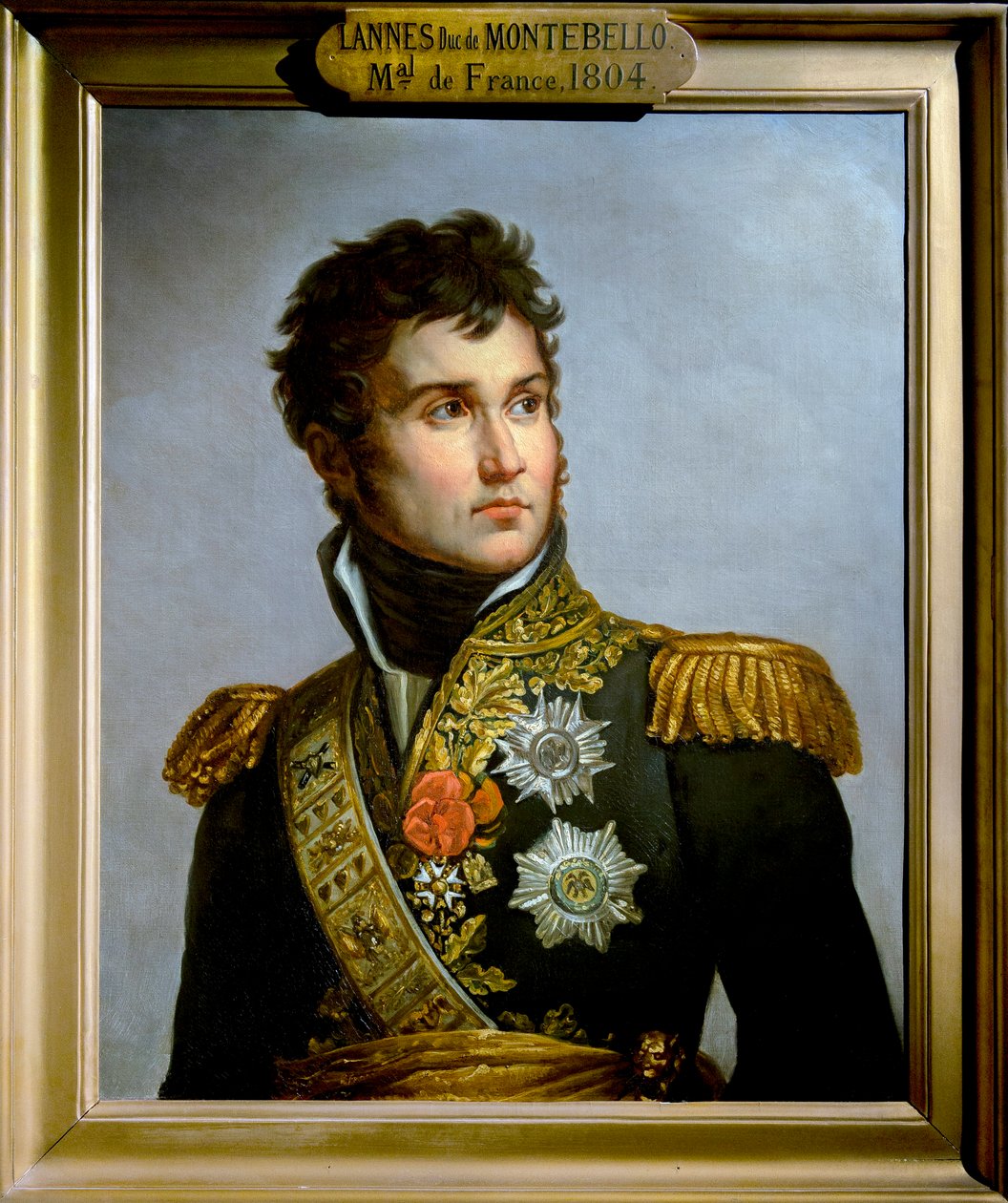 Jean Lannes, Montebello hercegének (1769-1809) a birodalom marsalljának portréja, Volpeliere másolata Lannes lábnyomából Gerardtól - Párizs - Hadsereg Múzeuma alkotó: Francois Pascal Simon (after) Gerard