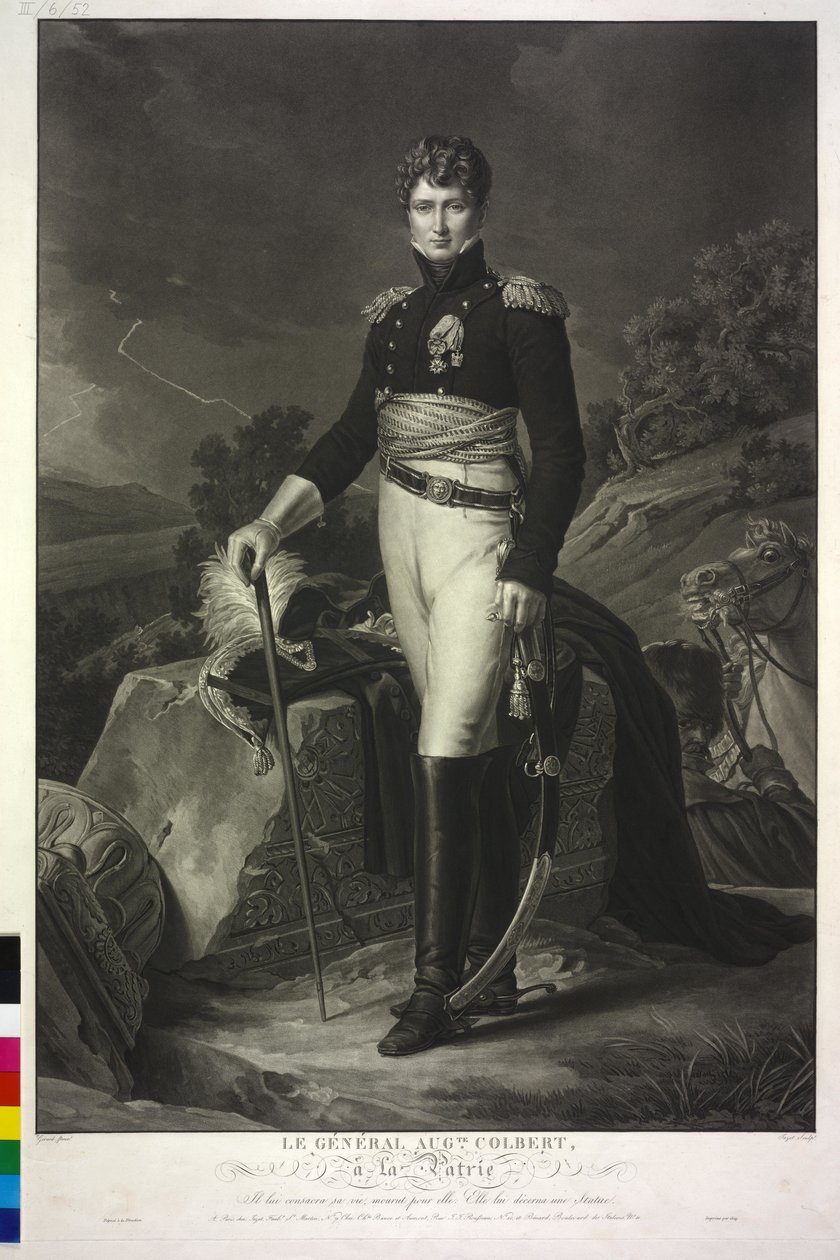 Baron de Chabanais Colbert (aquatinta) alkotó: Francois Pascal Simon Baron Gerard