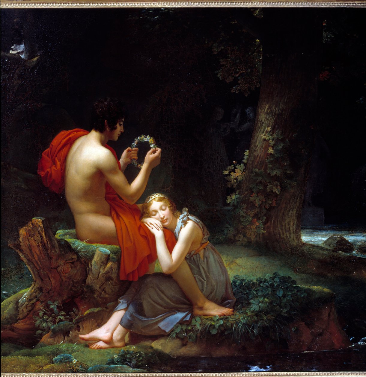 Daphne és Chloe. Franకోois Gerrard festménye (10-6) alkotó: Baron François Pascal Simon Gérard