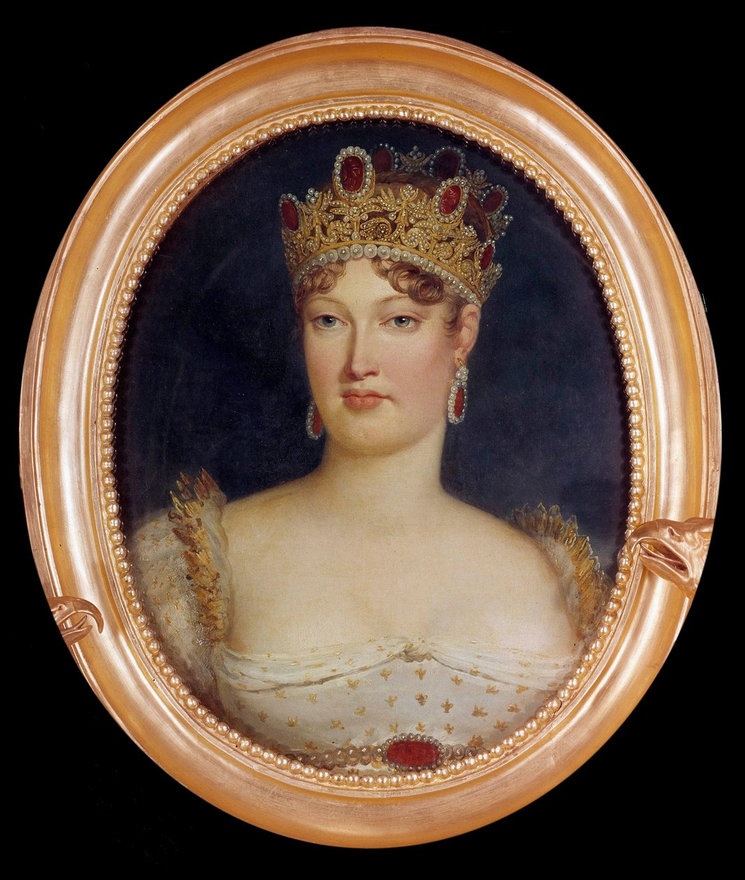 Marie-Louise (Habsburg Lotaringiai Marie Louise) éremportréja alkotó: Baron François Pascal Simon Gérard