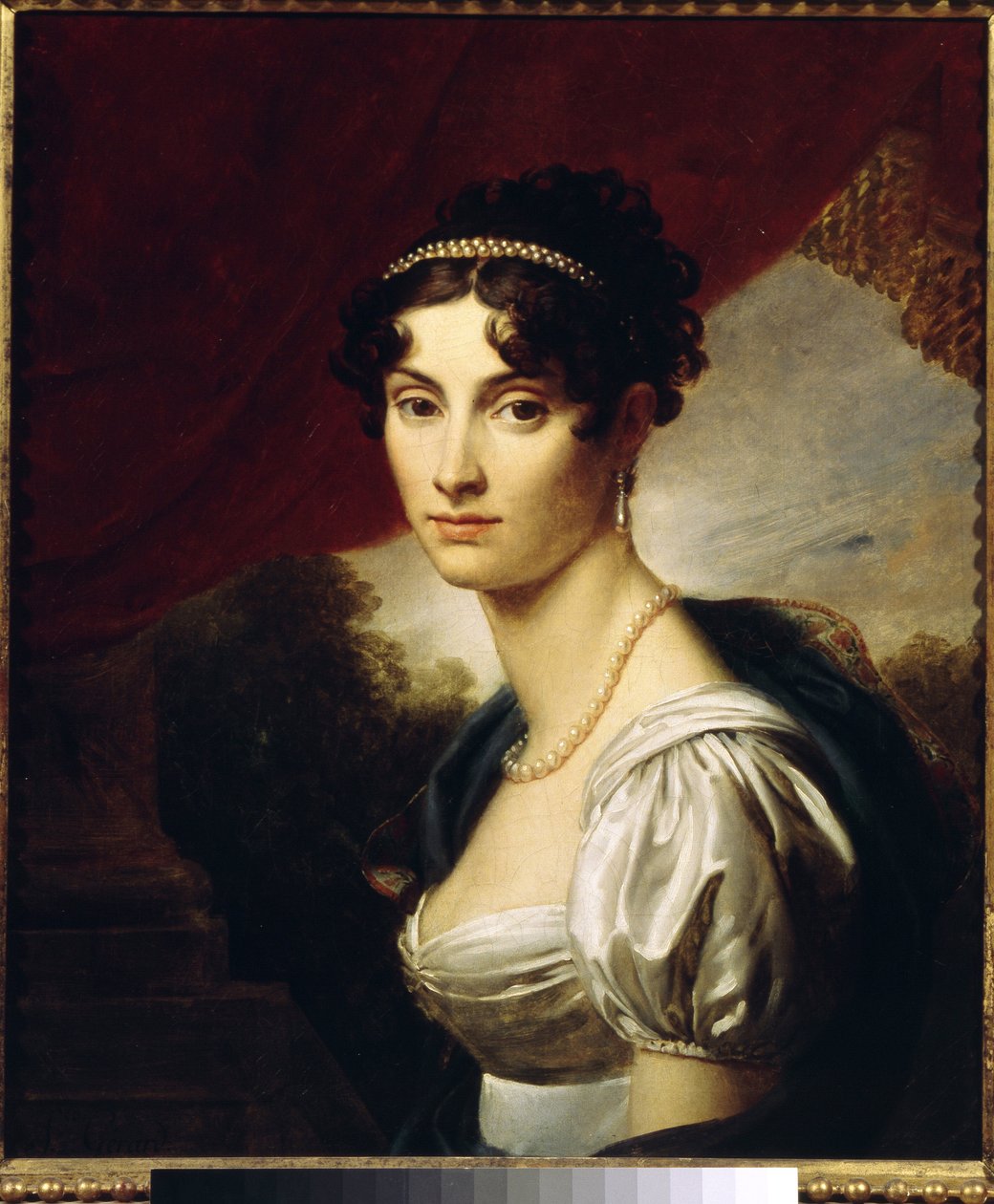 Maria Kochubel grófnő portréja (Maria Kochubel grófnő portréja). Francois Pascal Simon Gerard (1770-1837) festménye, olaj, vászon alkotó: Baron François Pascal Simon Gérard
