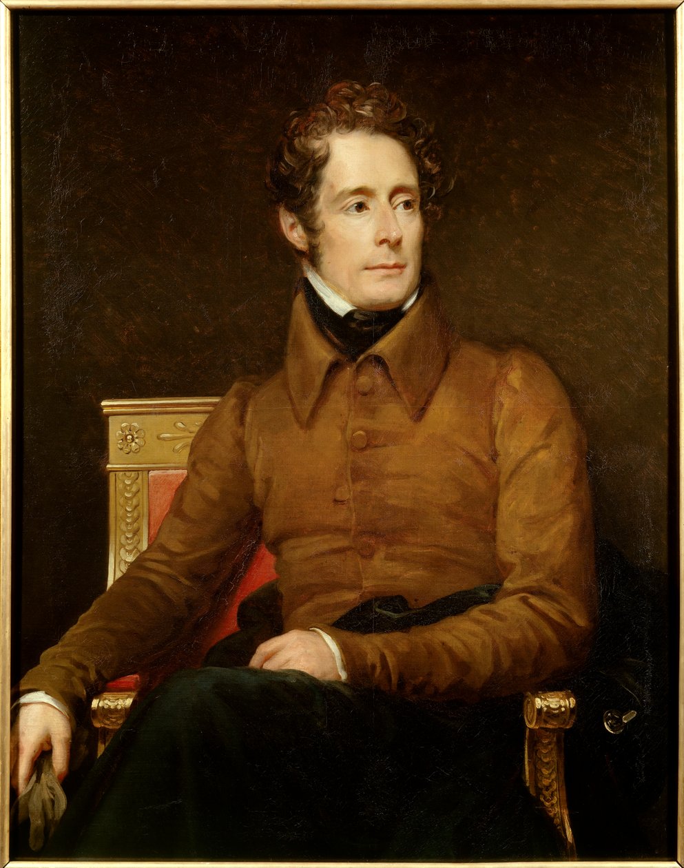 Alphonse de Lamartine (1790-1869) költő és politikus portréja Francois Gerard (1770-1837) festménye 1830 V. 1,18x0,91 m alkotó: Baron François Pascal Simon Gérard