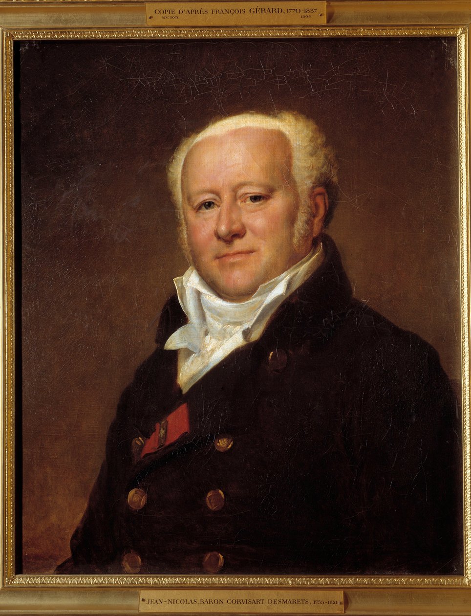 Jean Nicolas Corvisart-Desmaretz báró portréja (Corvisart Desmaretz alkotó: Baron François Pascal Simon Gérard