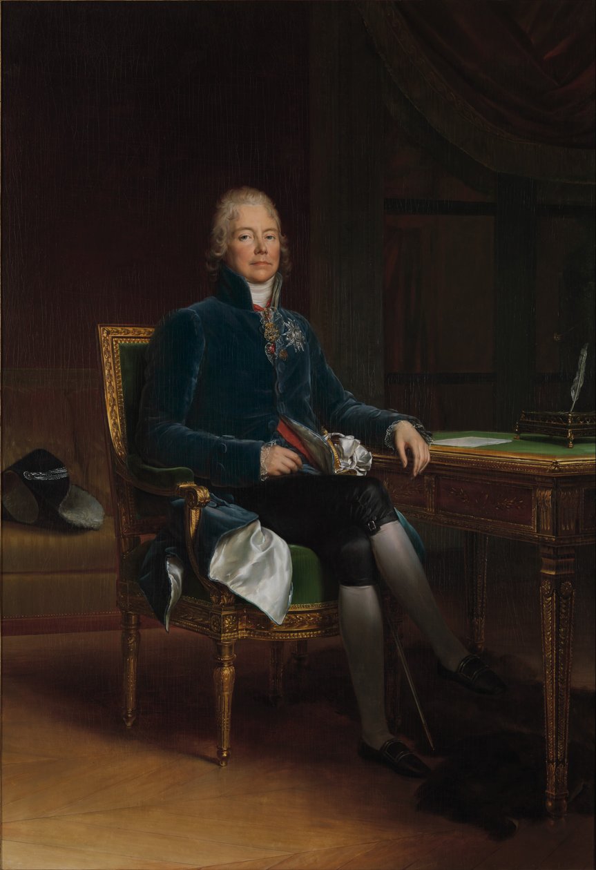Charles-Maurice de Talleyrand-Perigord portréja alkotó: Baron François Pascal Simon Gérard