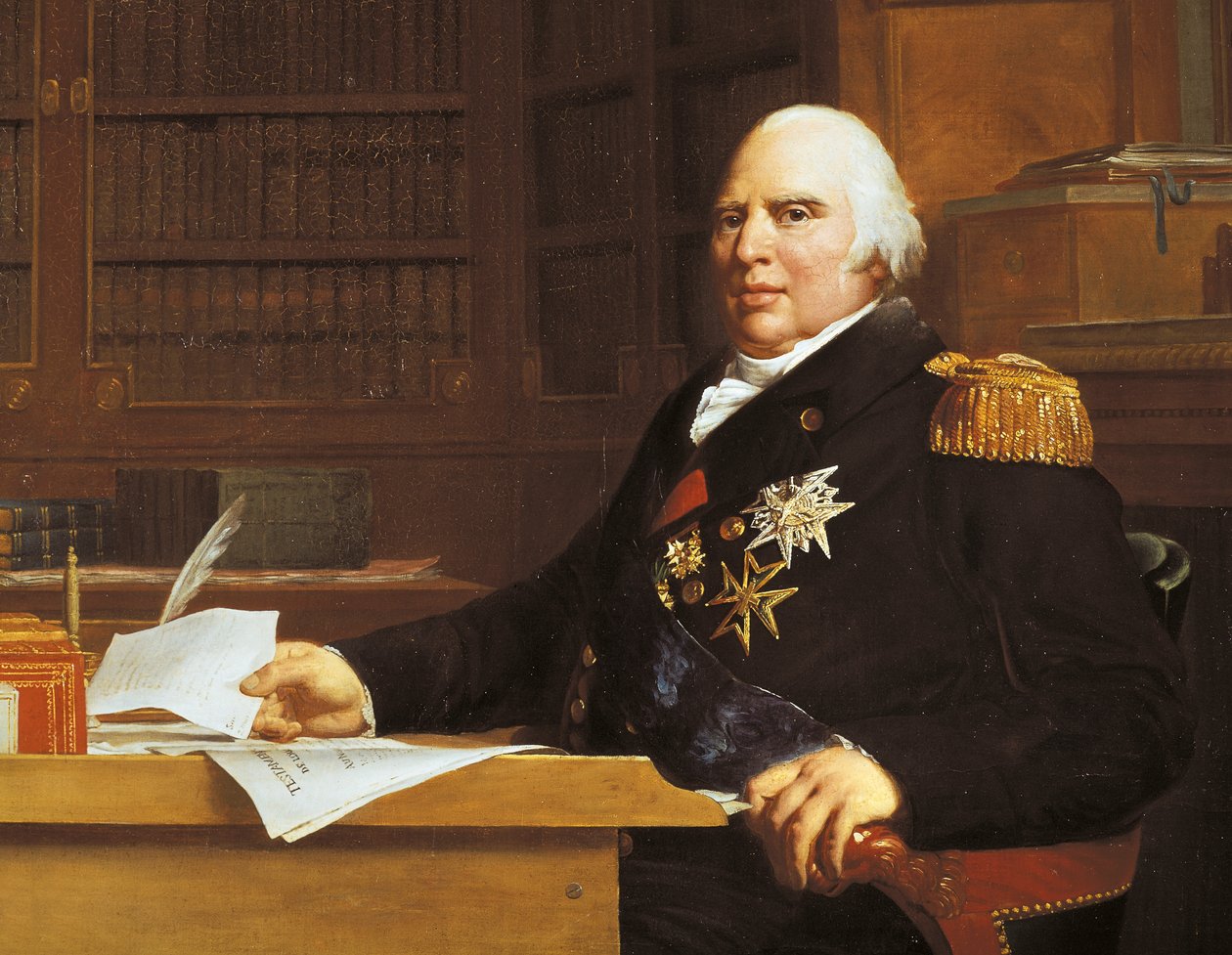 XVIII. francia Lajos portréja (Versailles) alkotó: Baron François Pascal Simon Gérard