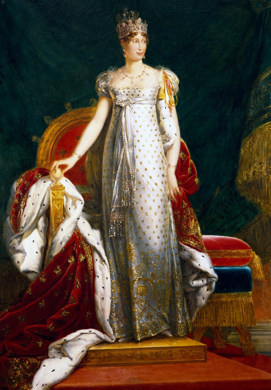 Francois Gerard báró Marie Louise francia császárnő portréja, festmény alkotó: Baron François Pascal Simon Gérard