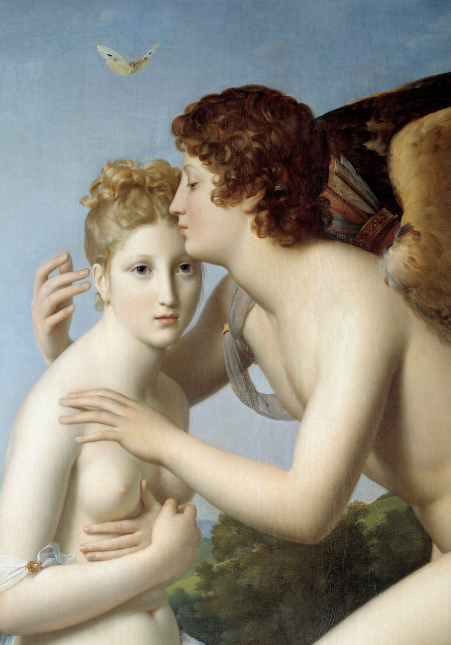 Pszichés és szerelem részlet. Francois Gerard (1770-1837) festménye 1798 V. 1,86x1,32 m alkotó: Baron François Pascal Simon Gérard