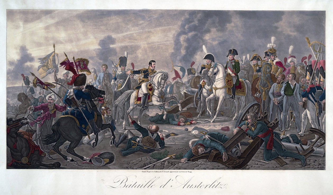 Az austerlitzi csata december 2-án alkotó: Baron François Pascal Simon Gérard