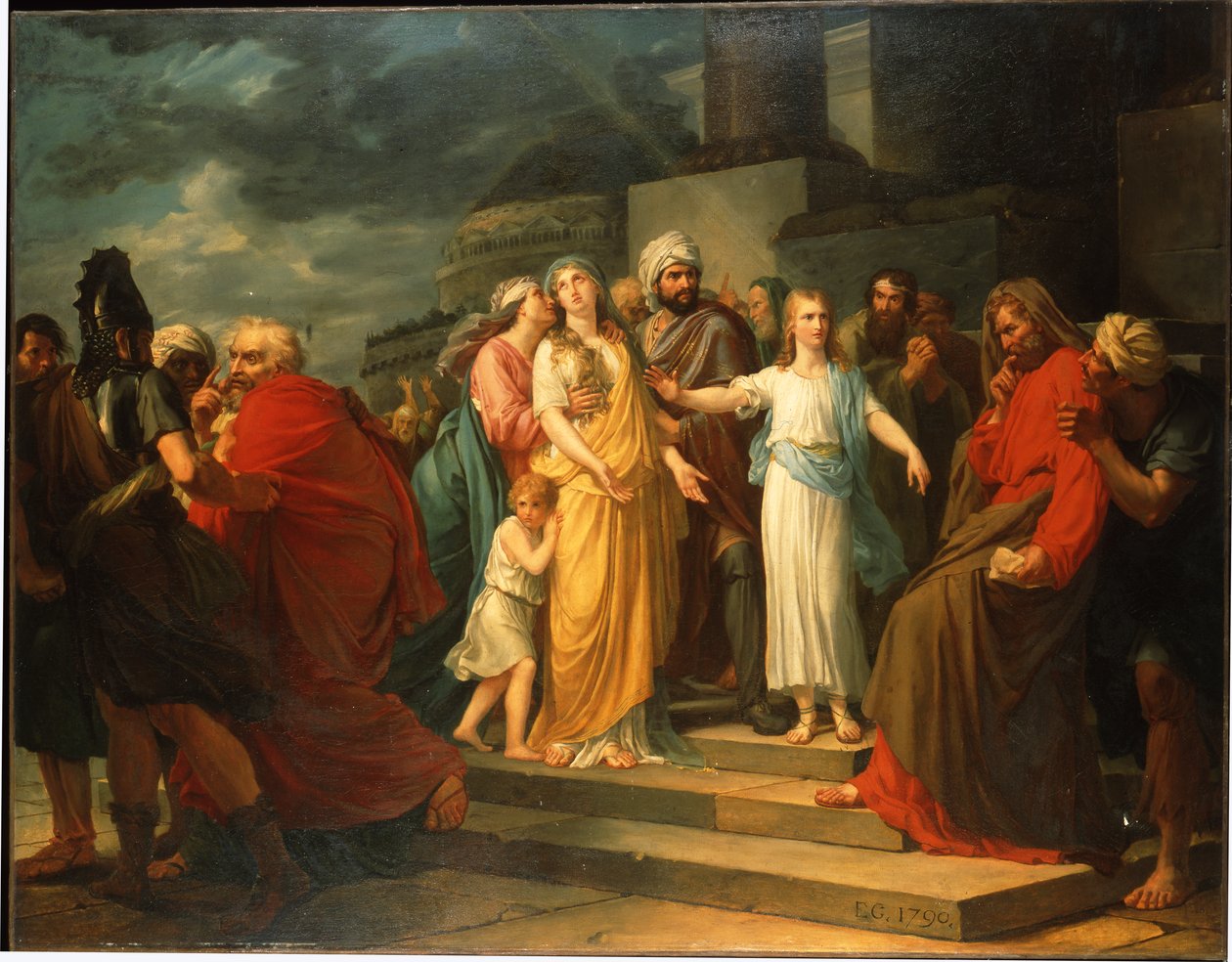 Daniel bizonyítja Susanna ártatlanságát alkotó: Francois Pascal Simon Gerard