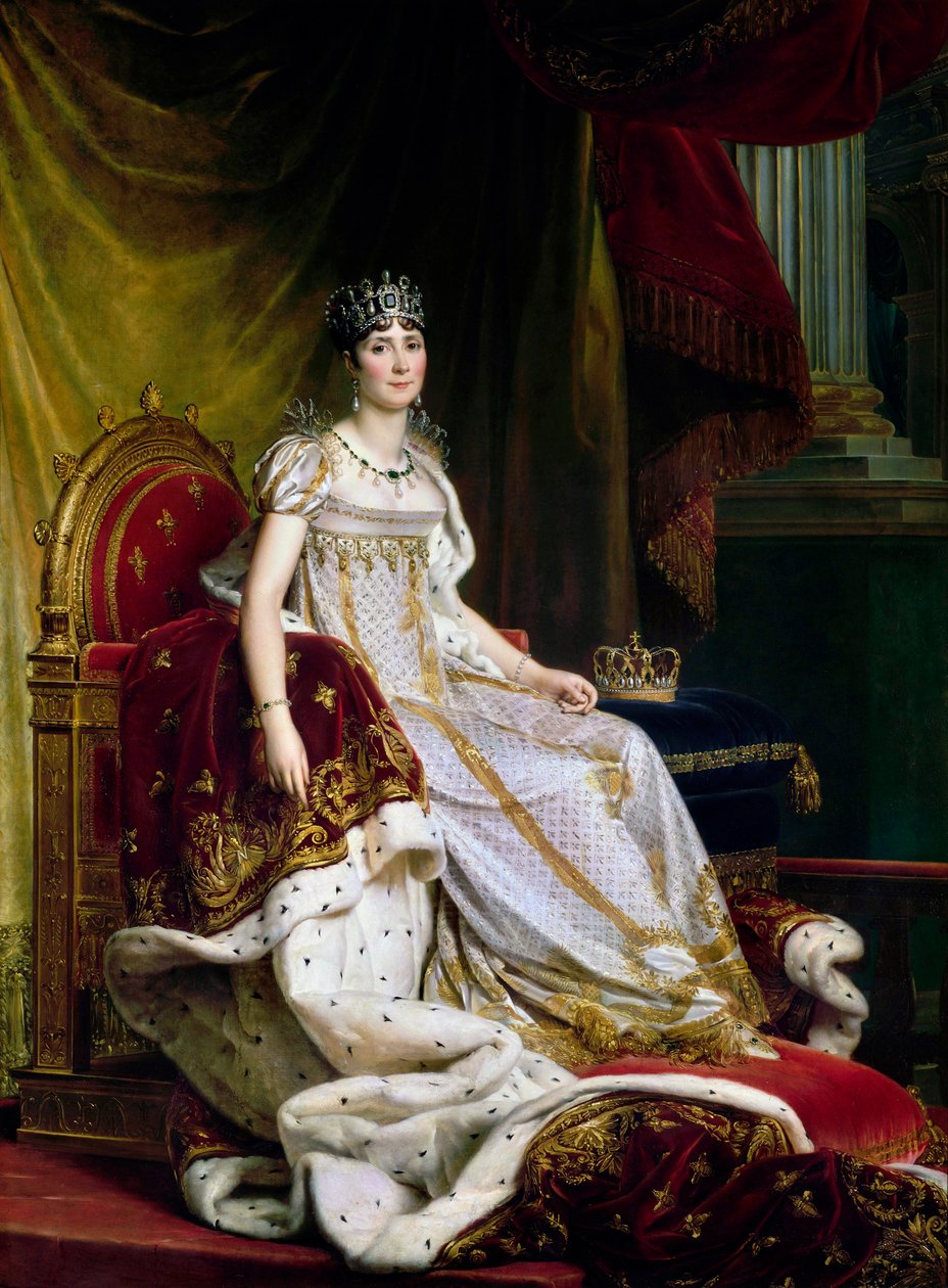 Joséphine de Beauharnais, Napóléon Bonaparte első felesége 1763-1814 koronázási jelmezben, 1807-1808 alkotó: Francois Pascal Simon Gerard