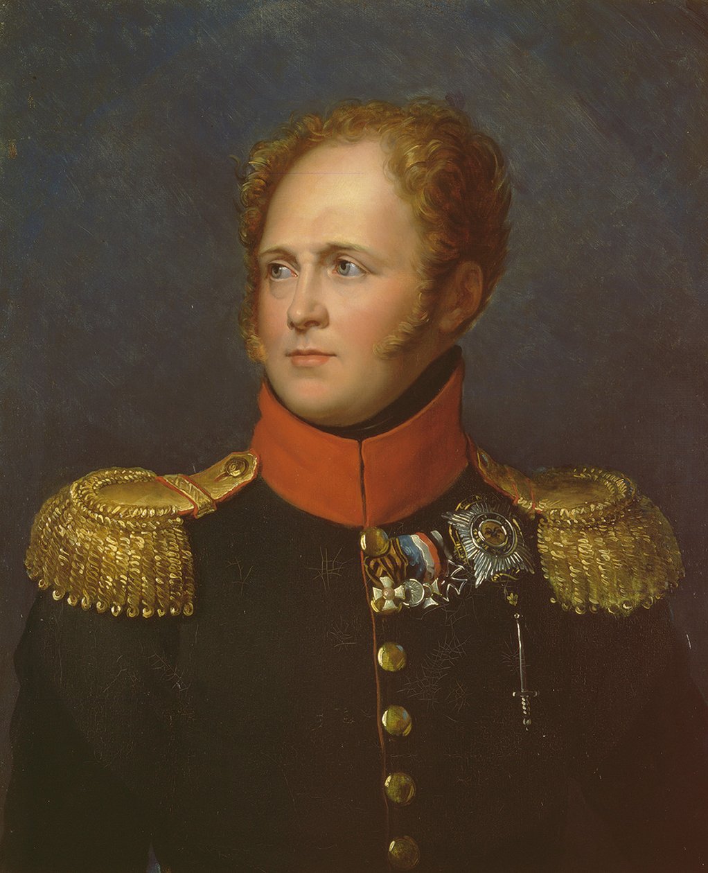 I. Sándor császár portréja 1777-1825, 1814 körül alkotó: Francois Pascal Simon Gerard