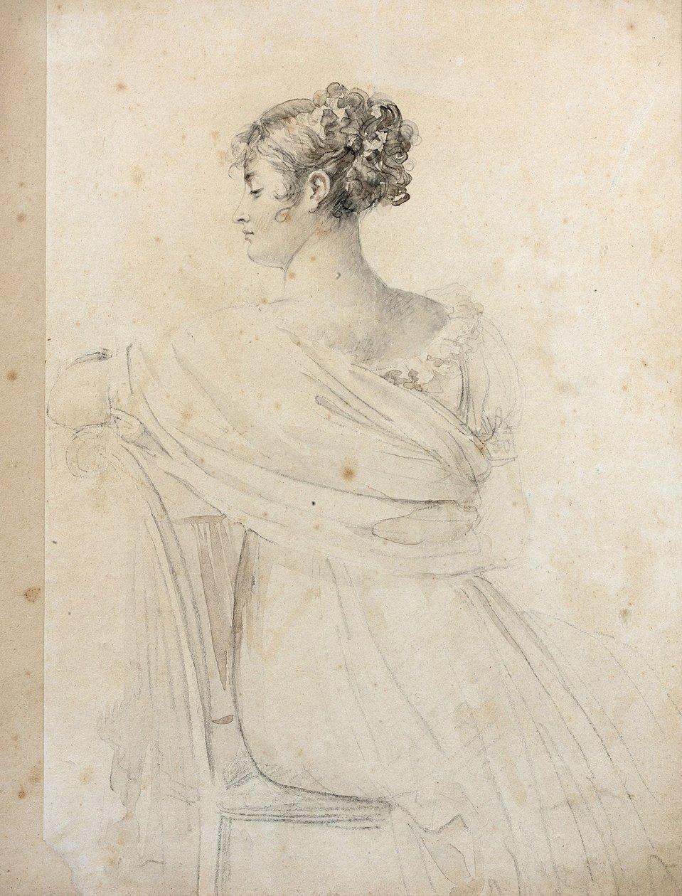 Madame Récamier portréja 1777-1849. alkotó: Francois Pascal Simon Gerard