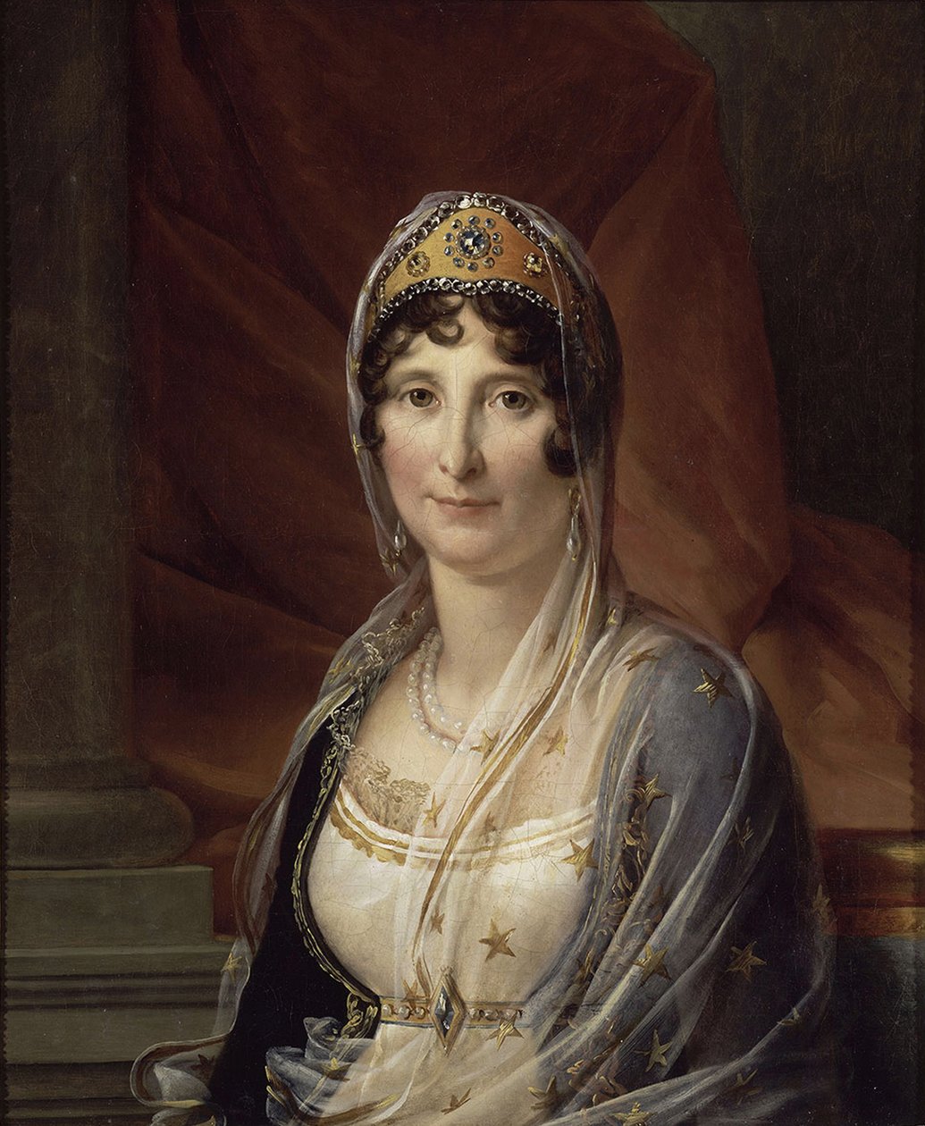 Maria Letizia Ramolino Bonaparte portréja 1750-1836, Bonaparte Napóleon anyja, 1804 körül alkotó: Francois Pascal Simon Gerard