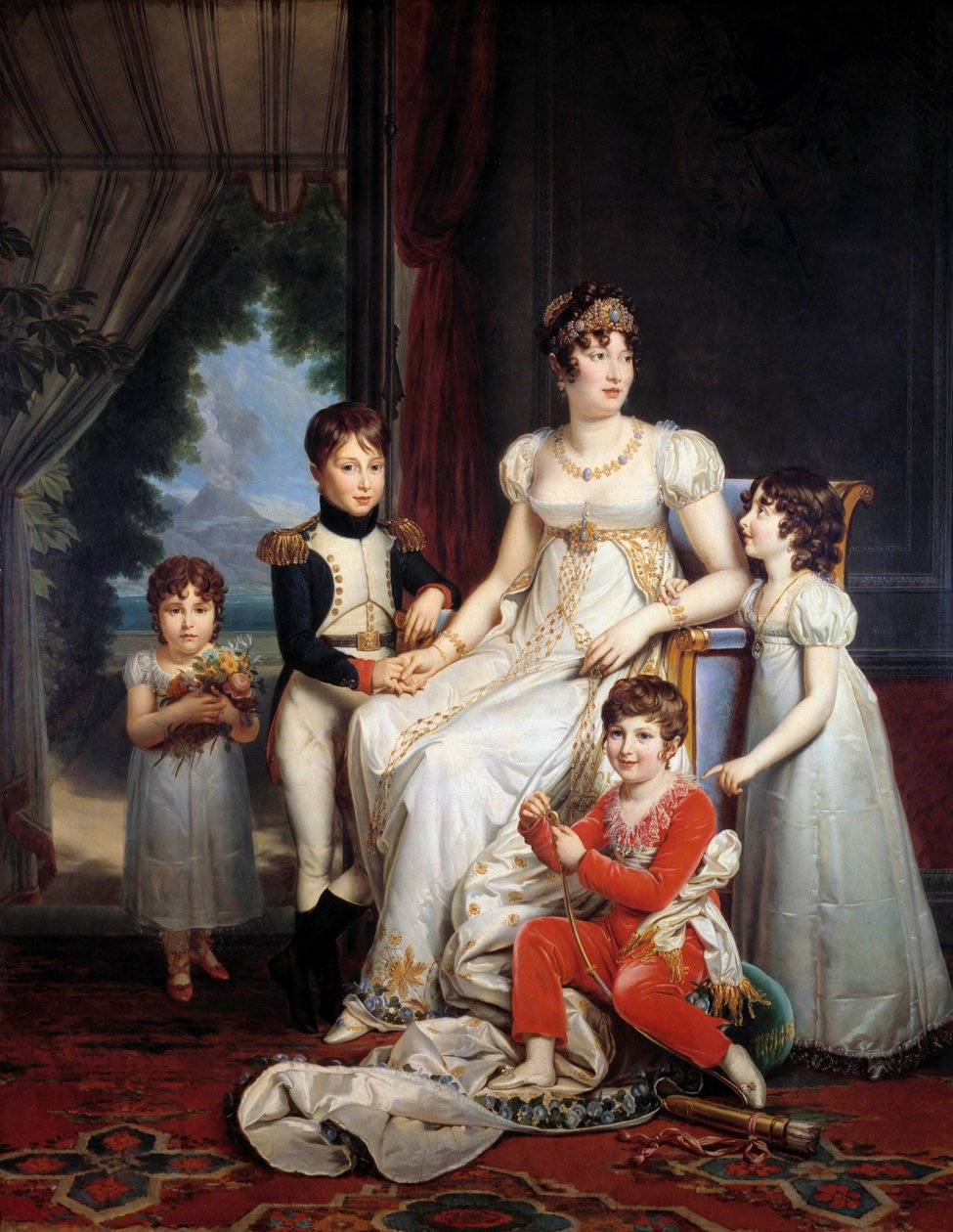 Marie-Annonciade portréja mondta Caroline Bonaparte alkotó: Francois Pascal Simon Gerard