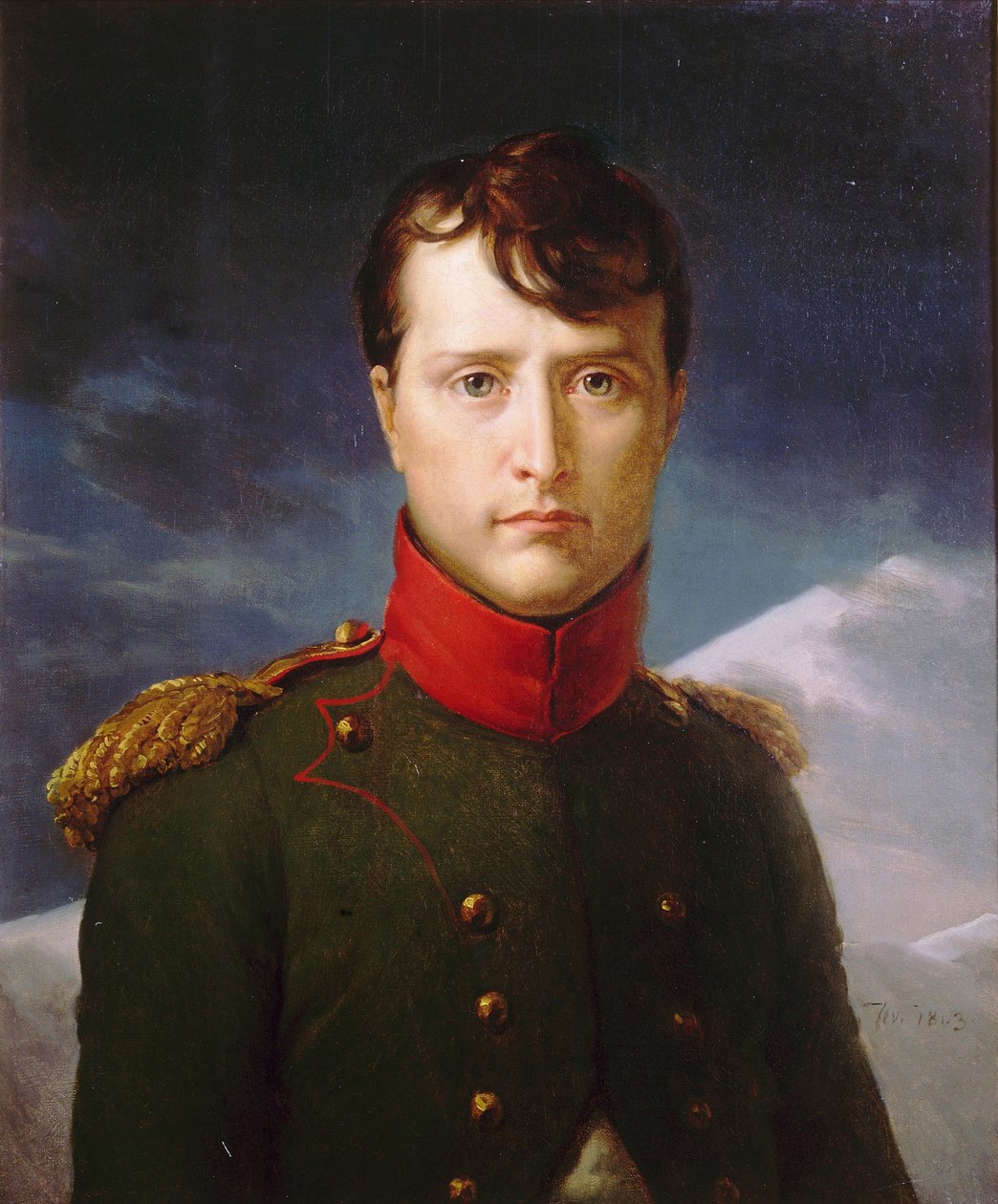 Napóleon Bonaparte mint első konzul portréja, 1803 alkotó: Francois Pascal Simon Gerard