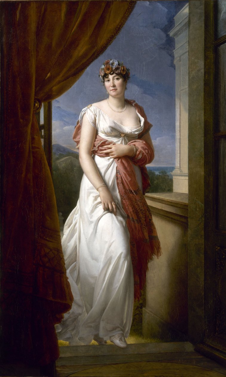 Thérésa Cabarrus portréja, Madame Tallien 1773-1835, 1805. alkotó: Francois Pascal Simon Gerard
