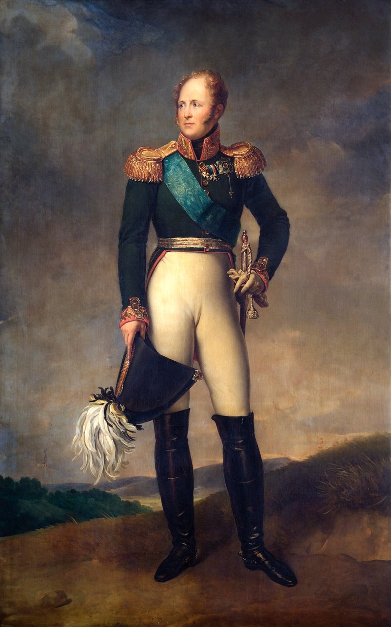 I. Sándor orosz cár portréja, 1817 alkotó: Francois Pascal Simon Gerard
