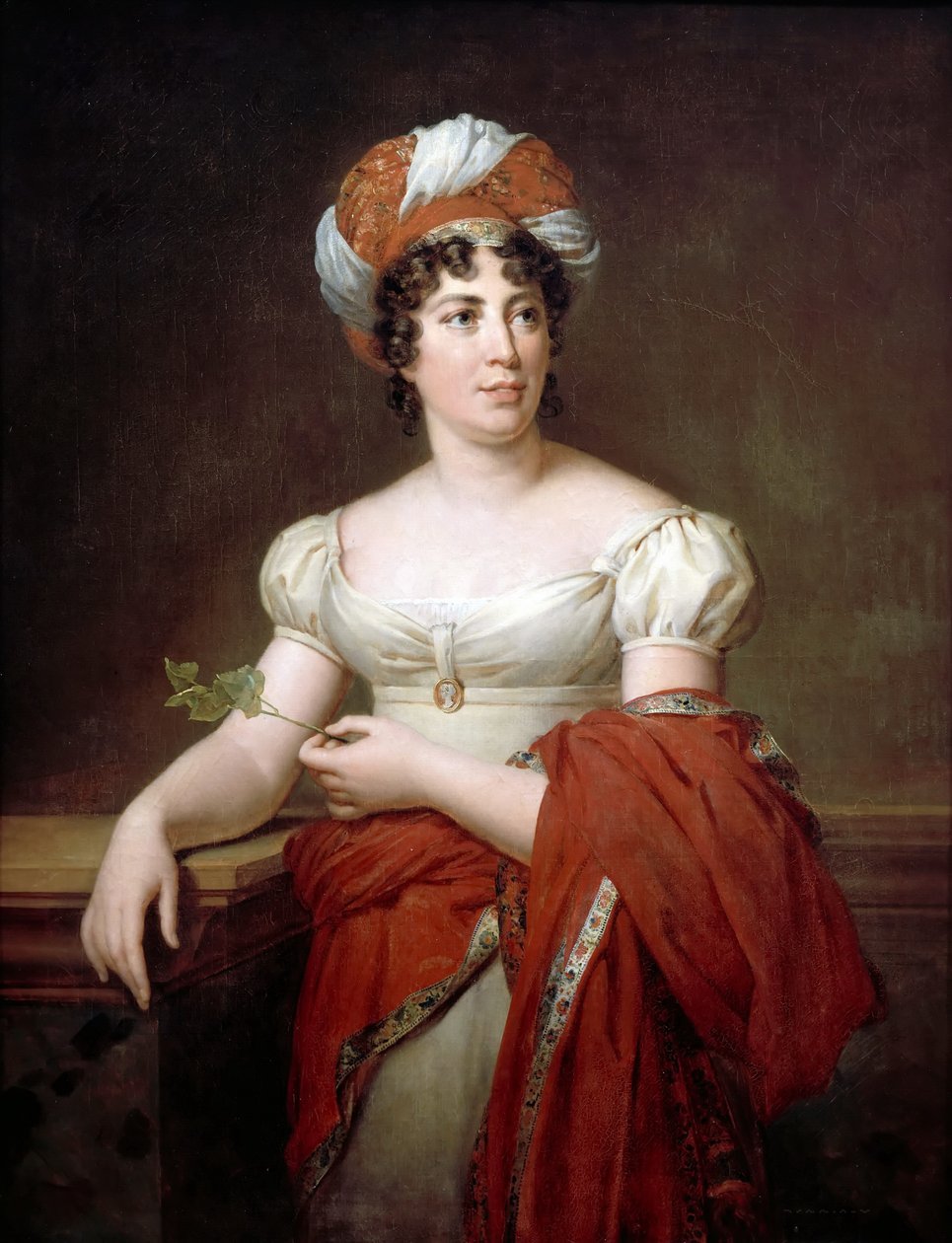 A szerző portréja, Anne Louise Germaine de Staël bárónő 1766-1817 alkotó: Francois Pascal Simon Gerard