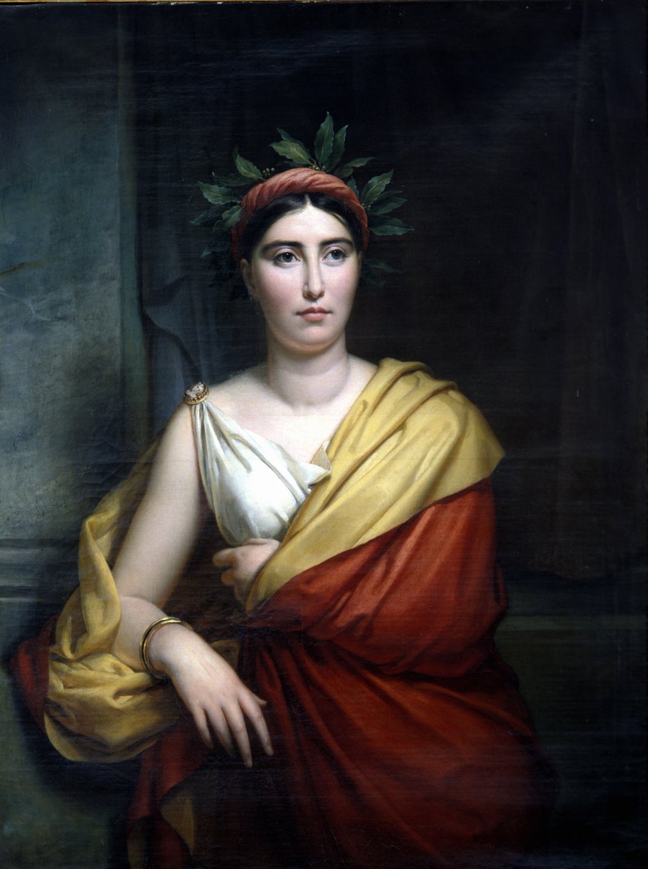 Giuditta Pasta énekesnő portréja alkotó: Francois Pascal Simon Gerard