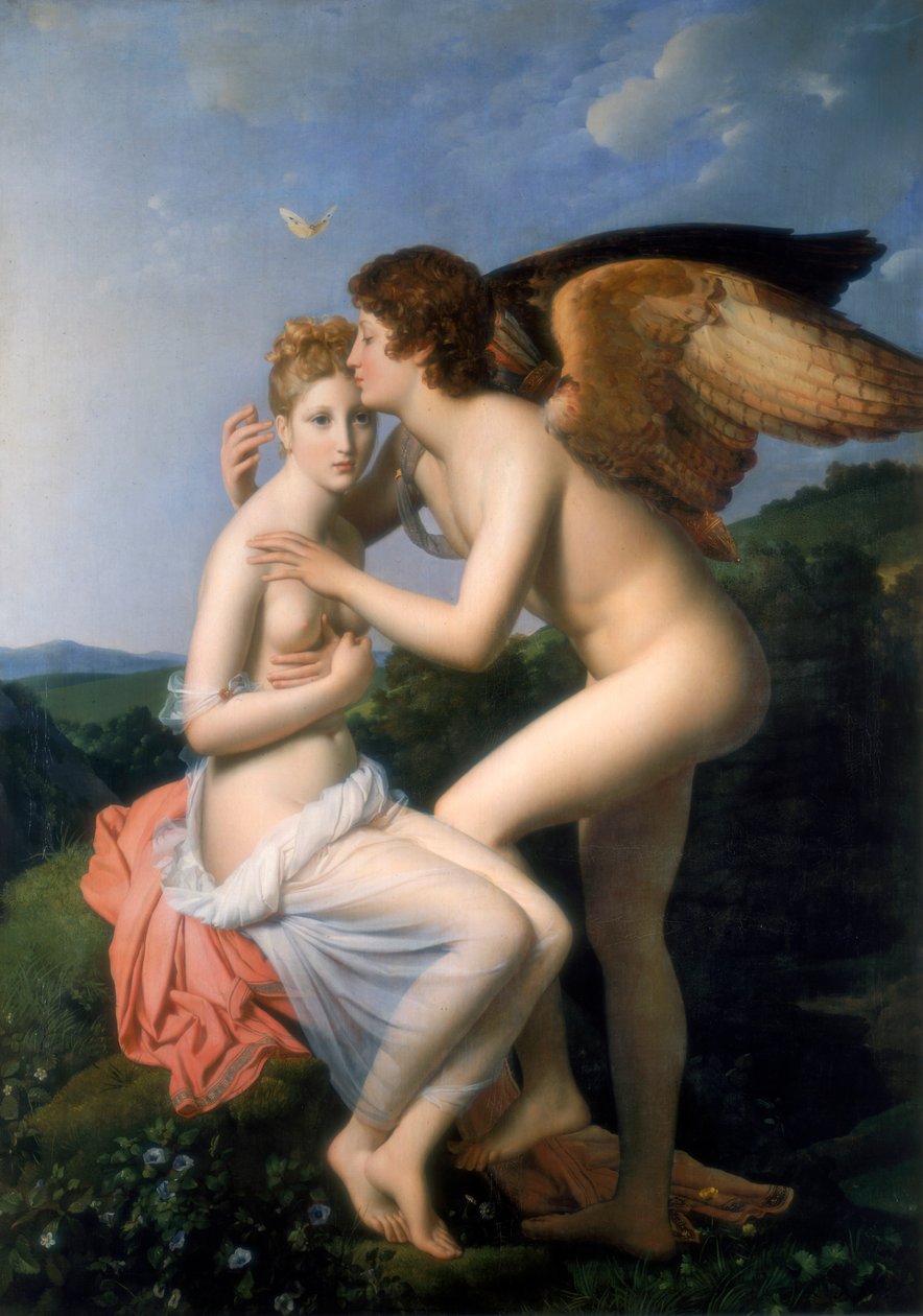 A psziché Ámor első csókját kapja, 1798 alkotó: Francois Pascal Simon Gerard