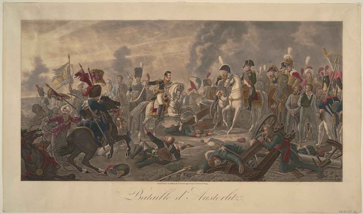 Az austerlitzi csata 1805. december 2-án alkotó: Francois Pascal Simon Gerard