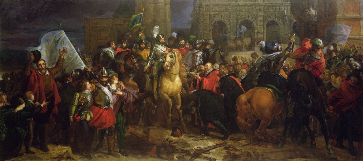 IV. Henrik belépése Párizsba 1594. március 22-én, 1816 körül alkotó: Francois Pascal Simon Gerard