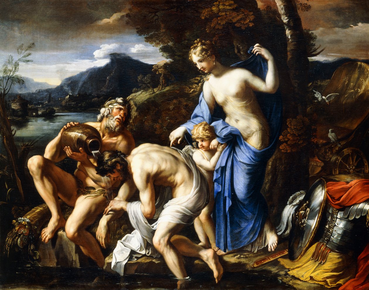 Aeneas istenítése, 1642-1645 alkotó: Francois Perrier