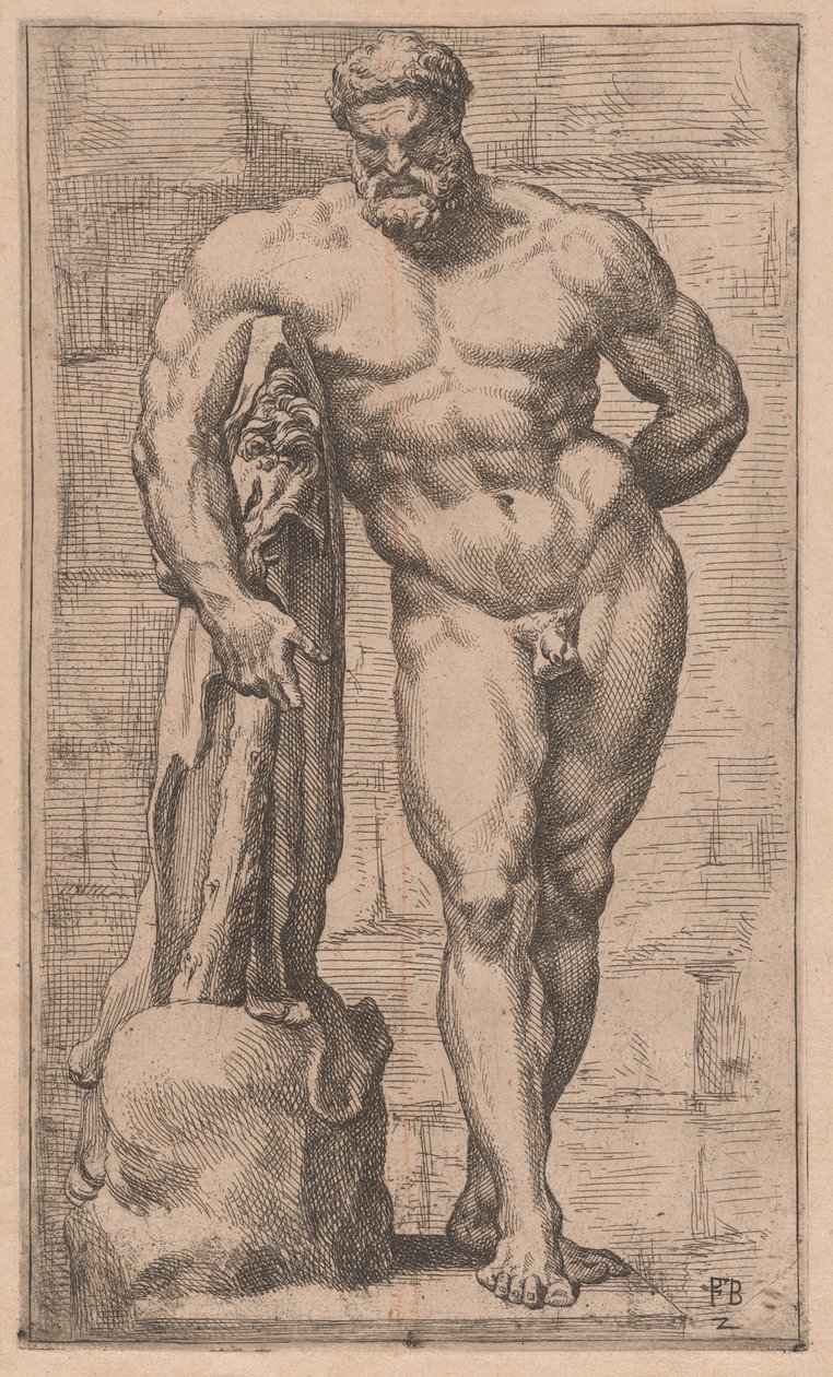 Farnese Hercules, elölnézet [2. tábla] alkotó: Francois Perrier