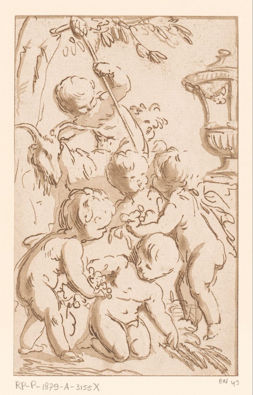 Amors Bacchanal alkotó: Francois Philippe Charpentier
