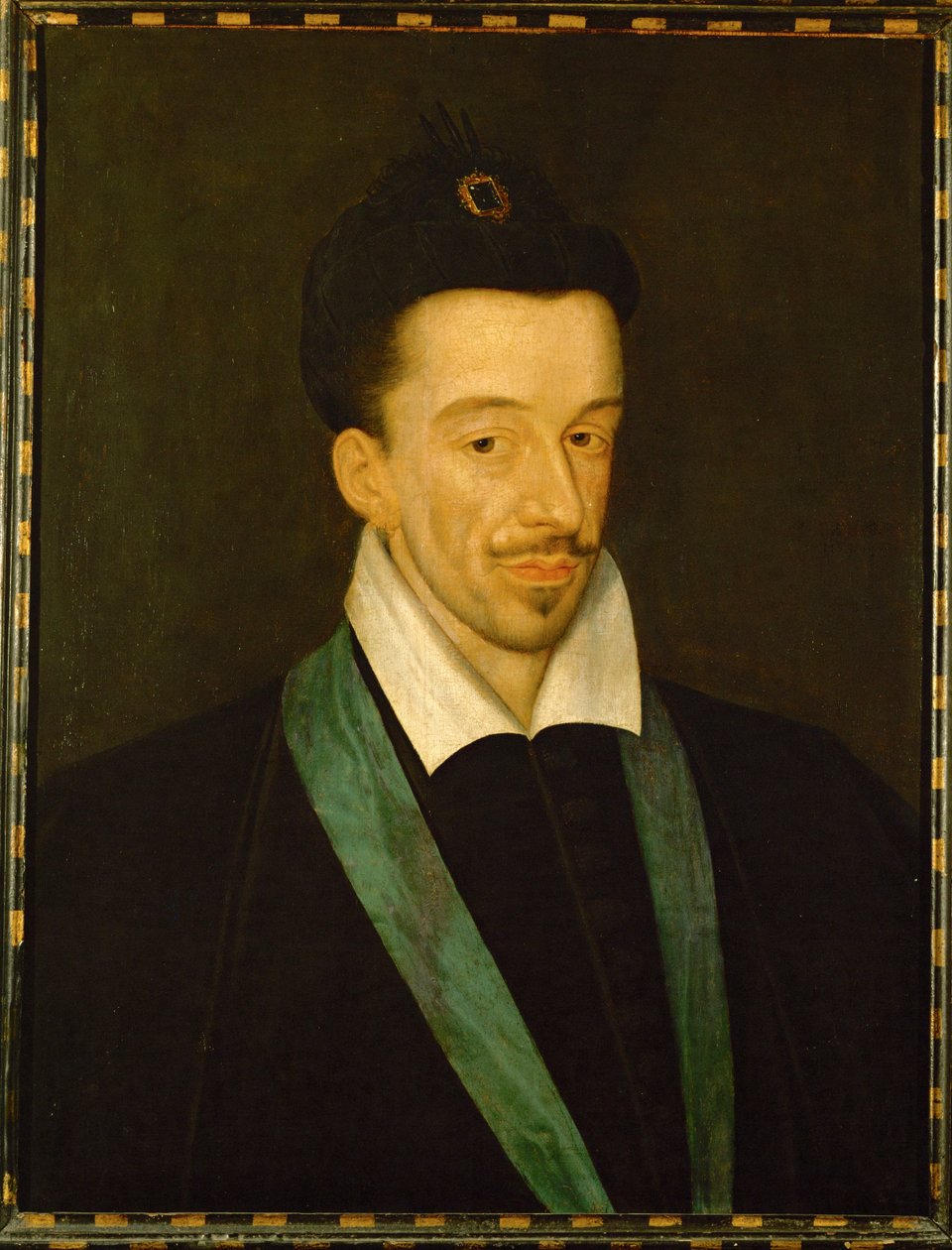 III. Henrik, Franciaország királya, a Szent Esprit-rend kék szalagjával ... alkotó: François Quesnel