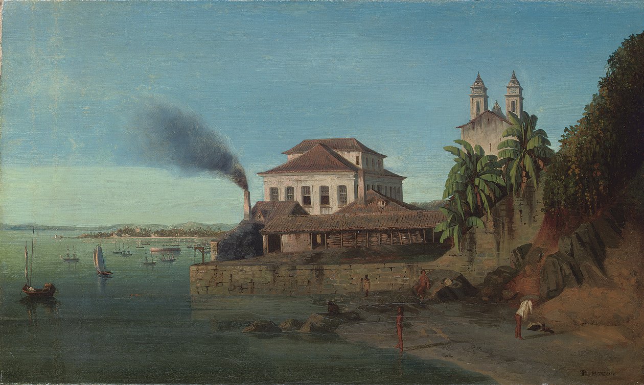 Solar do Unhao, a N. S. de Conceicao da Praia templommal, Salvador da Bahia alkotó: Francois Rene Moreaux