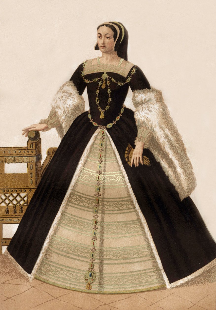 Claude de France (metszet) alkotó: Francois Roger de Gaignieres