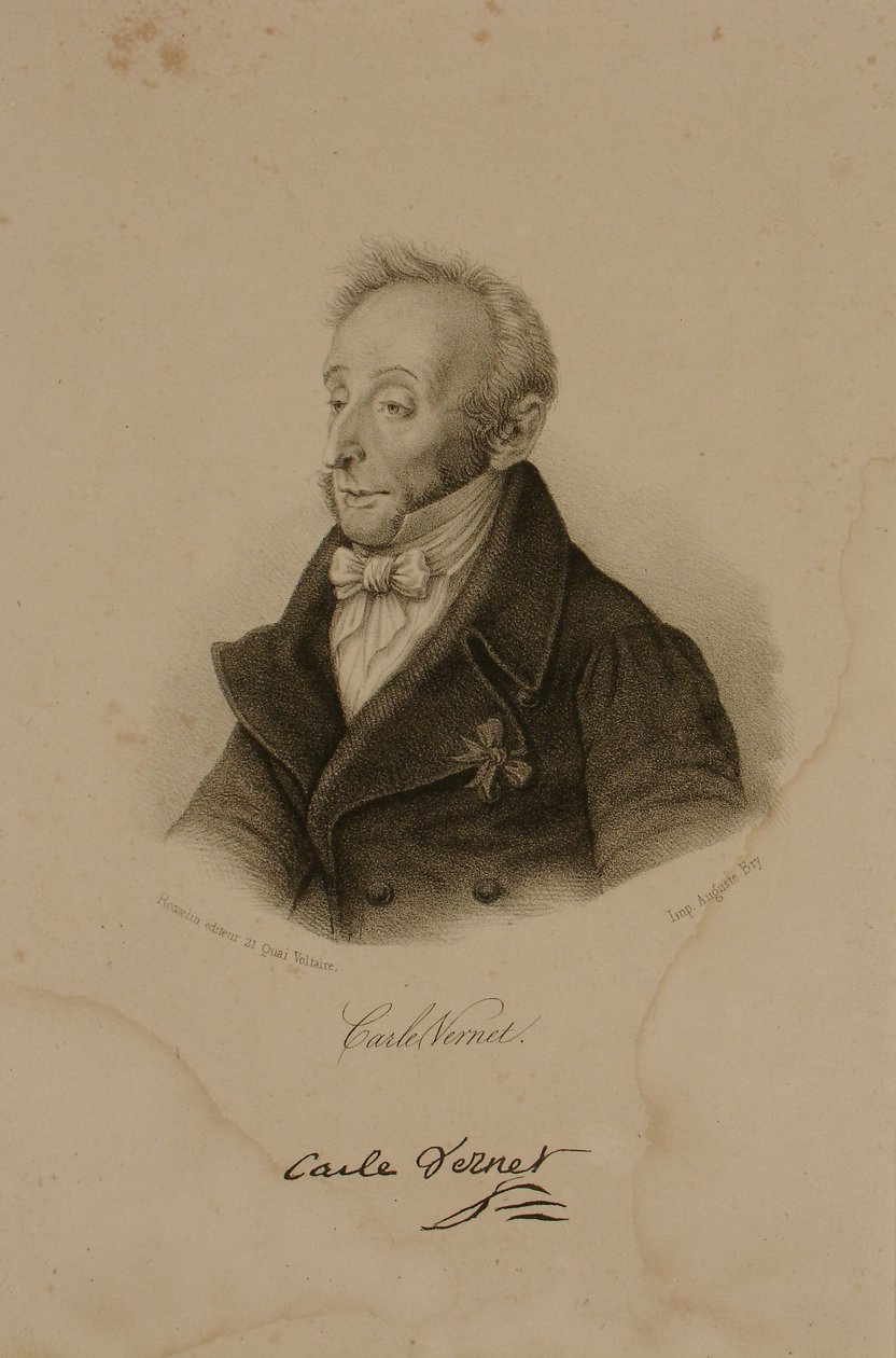 Antoine Charles Horace Vernet, Carle Vernet (1758-1836) alkotó: Francois Seraphin Delpech