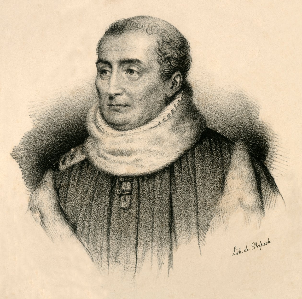 Christophe de Thou, 1508-1582, c1830. alkotó: Francois Seraphin Delpech