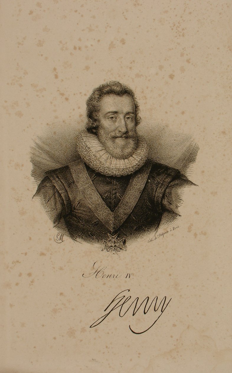 Henri IV (1553-1610) francia alkotó: Francois Seraphin Delpech