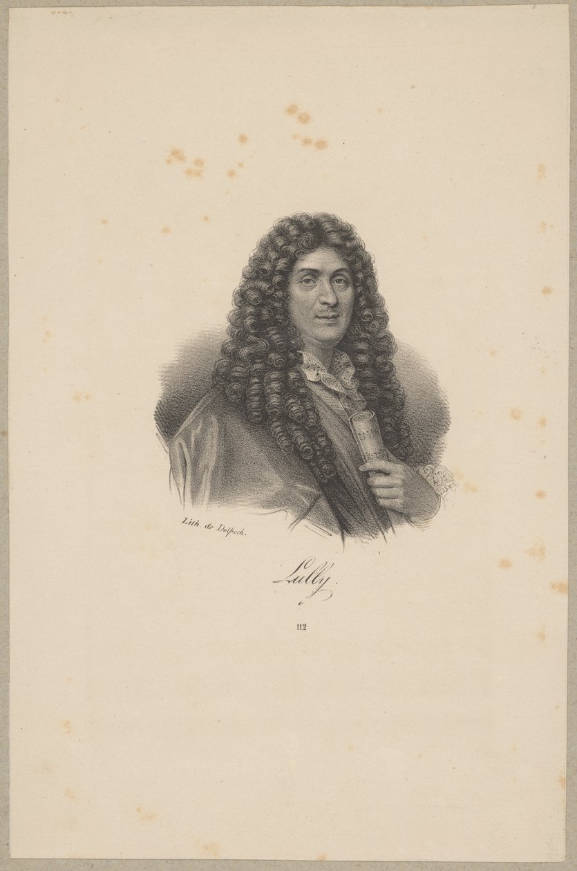 Jean-Baptiste Lully (1632 Firenze - 1687 Párizs) - olasz származású francia zeneszerző alkotó: Francois Seraphin Delpech