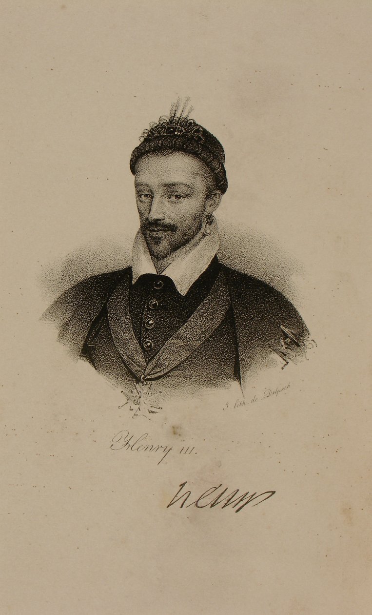 III. Henrik francia király (1551-89) alkotó: Francois Seraphin Delpech